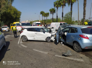 6 إصابات متفاوتة في حادث طرق على مفرق الرّملة اللّد